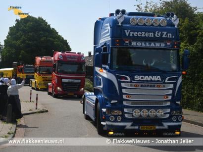 Verkeersopstoppingen vertragen Truckrun Goeree-Overflakkee