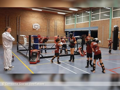 Nieuwe kickboksring voor GYM GO in Stellendam