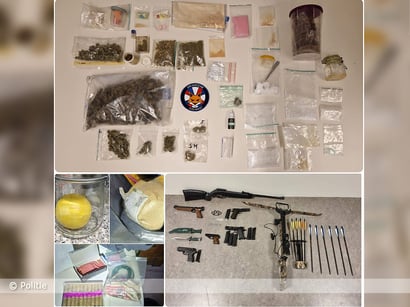 Drugs, wapens en explosief ontdekt bij instap in Sommelsdijk