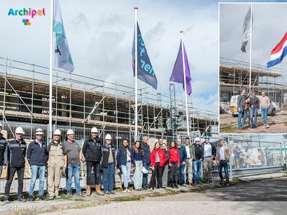 Appartementencomplex Eisenhowerlaan in Oude-Tonge bereikt hoogste punt