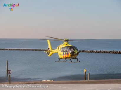 Traumahelikopter ingezet voor ongeval met fietser