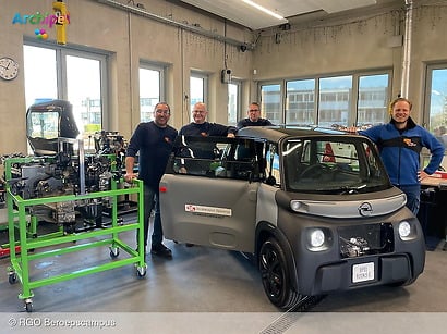 Nieuw elektrisch lesvoertuig voor RGO Beroepscampus
