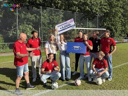 Voetbalvereniging Oost Flakkeese Boys ontvangt 5.000 euro