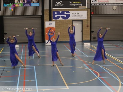 Twirlvereniging Vivace staat weer op het podium