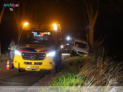Bestuurder blaast positieve alcoholtest na aanrijding