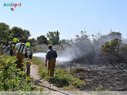 Duinbrand bij Ouddorp snel onder controle