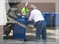 Inzameling papier blauwe container start op zaterdag 1 oktober