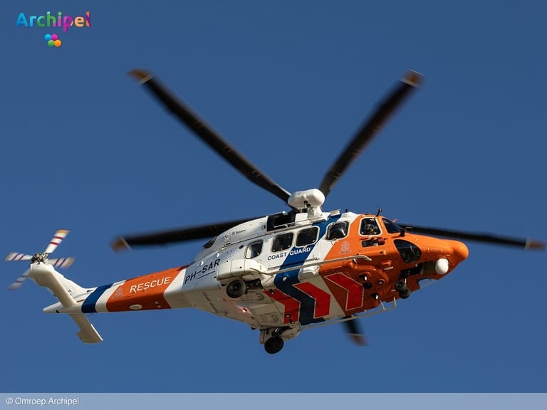 Kustwacht zoekt op Noordzee naar man overboord