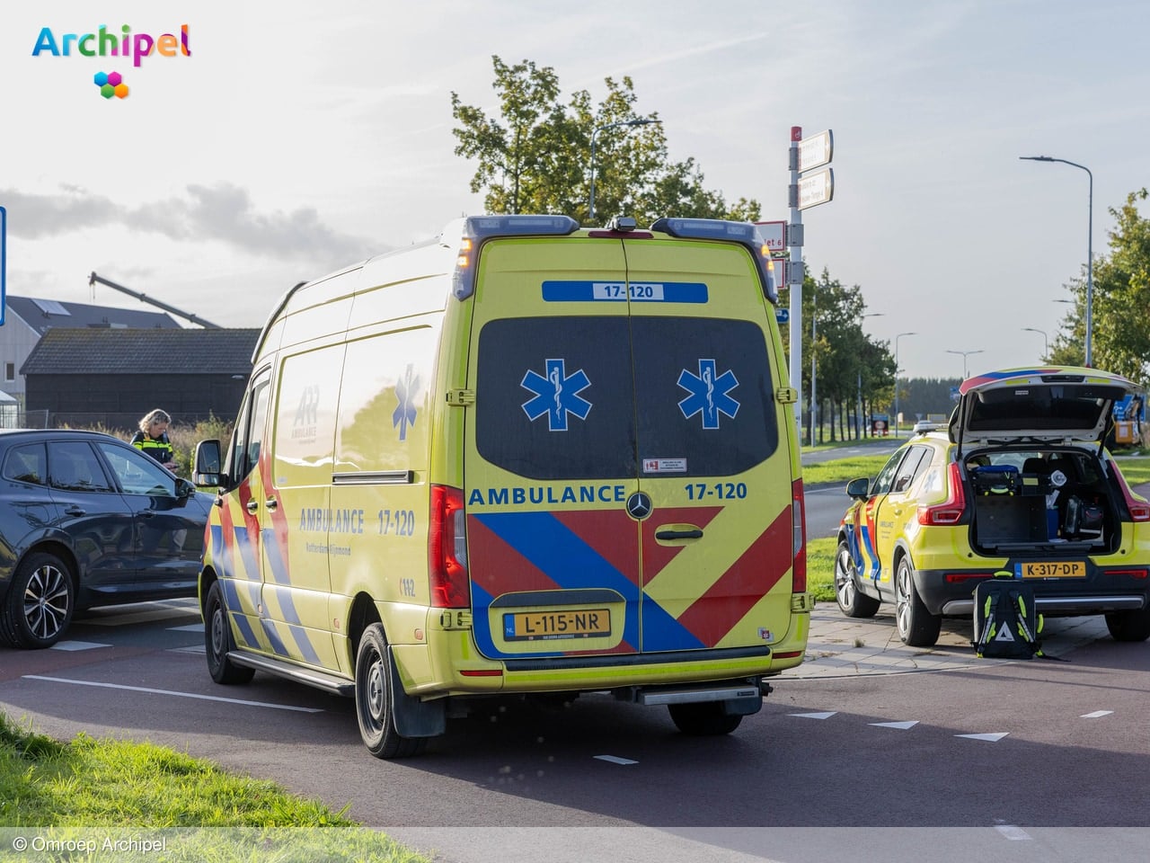 Fietser gewond na aanrijding met auto