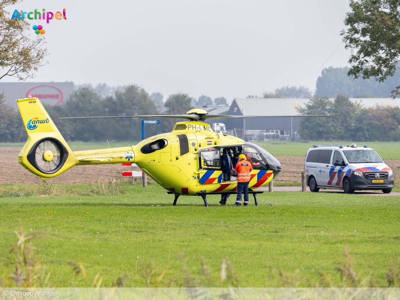 Hardloper onwel in Middelharnis, familie of bekenden inmiddels bereikt