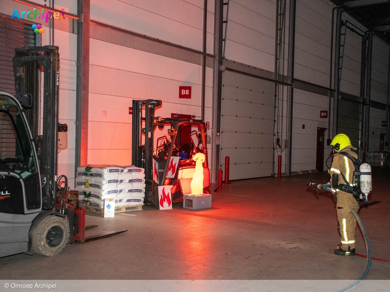 Giftige gaswolk trekt richting Oude-Tonge in oefenscenario