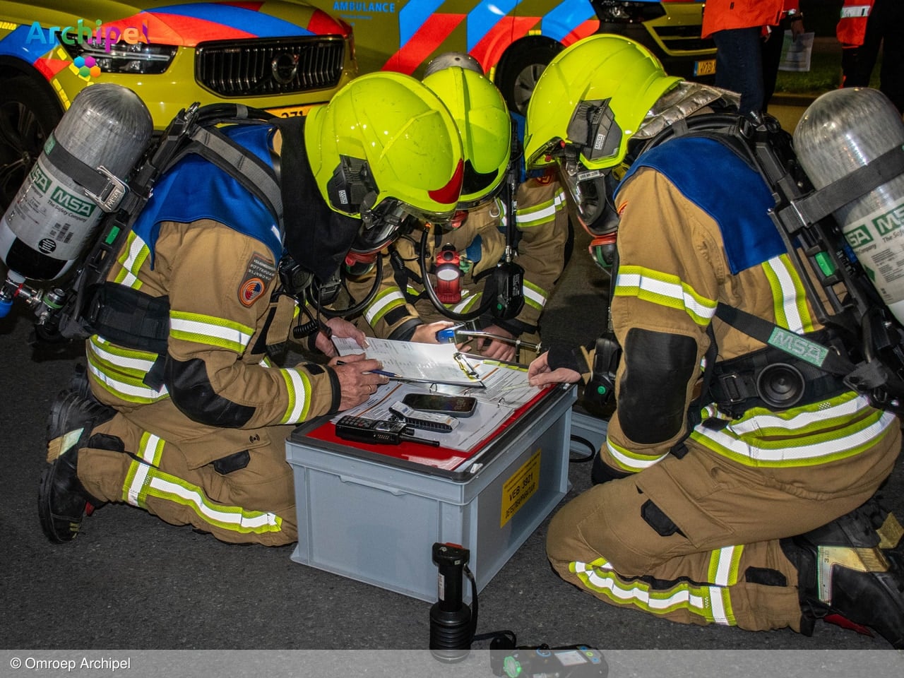Giftige gaswolk trekt richting Oude-Tonge in oefenscenario