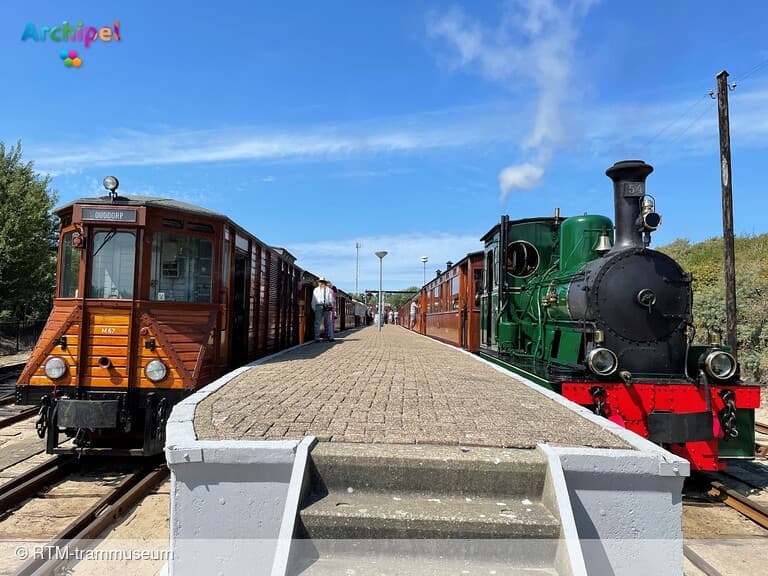 Kerstritten bij het RTM-Trammuseum