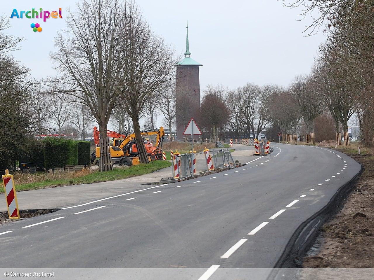 Oudelandsedijk gaat na acht weken werk weer open voor verkeer