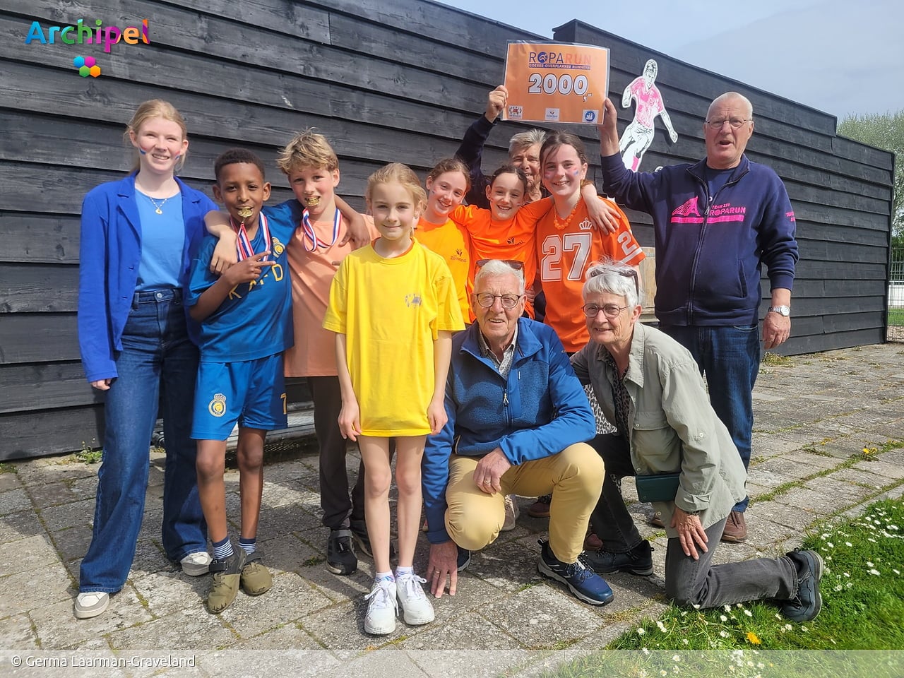 Leerlingen in Stellendam halen mooi bedrag op voor Roparun