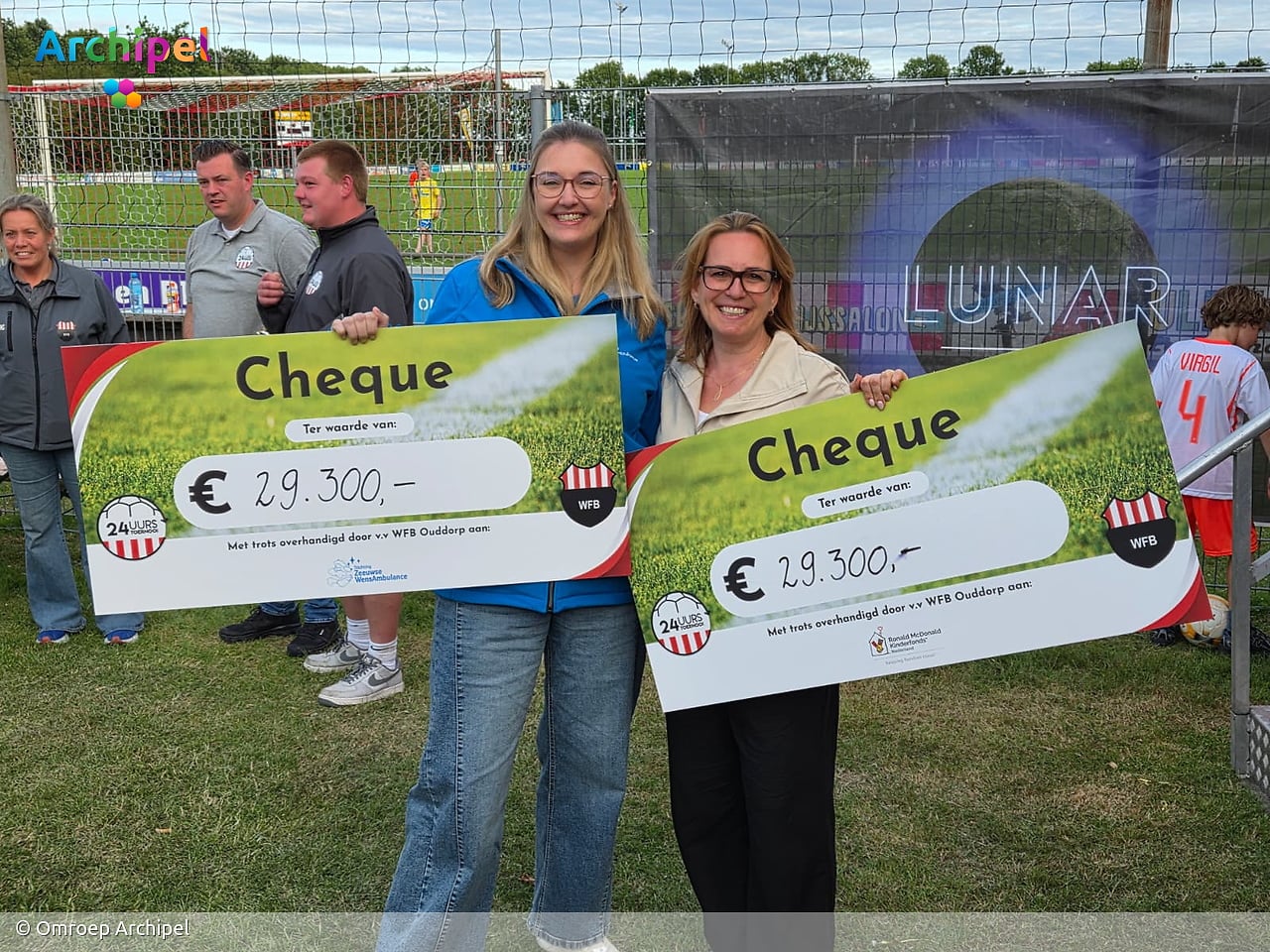 Recordopbrengst voor goede doelen bij 24-uursvoetbaltoernooi WFB