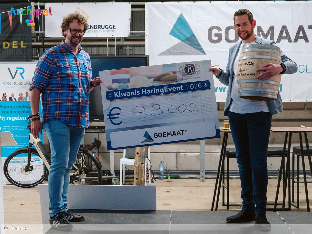 Haringevent 2026 haalt 38.000 euro op voor twee lokale goede doelen