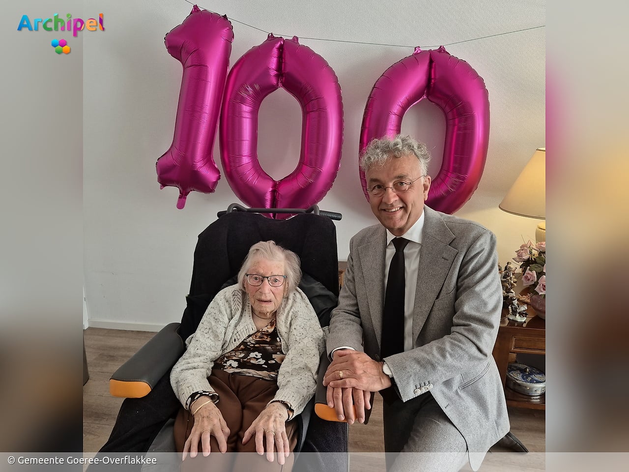 Mevrouw Bignell-Minke viert 100e verjaardag