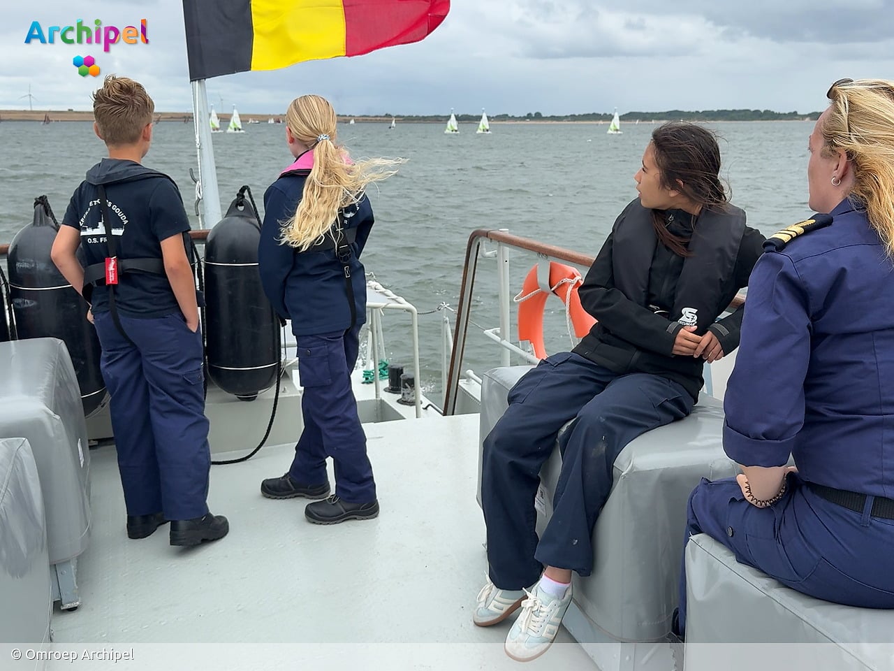 400 zeekadetten bezochten Stellendam en Middelharnis tijdens nationaal zomerkamp