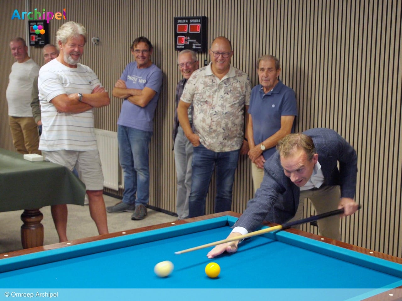 Zeven biljartclubs samen in nieuw centrum