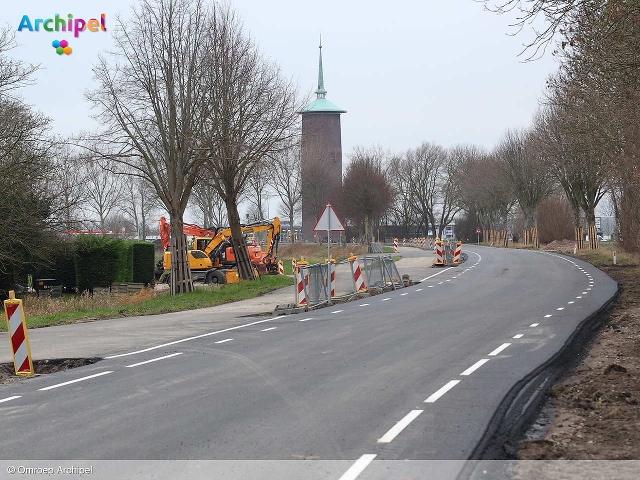 Oudelandsedijk gaat na acht weken werk weer open voor verkeer